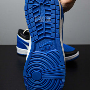 Tênis Air Jordan 1 Low - Azul/Branco/Preto